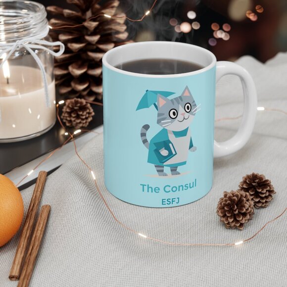 MBTI ESFJ Cat mugs - Picture 1 of 8